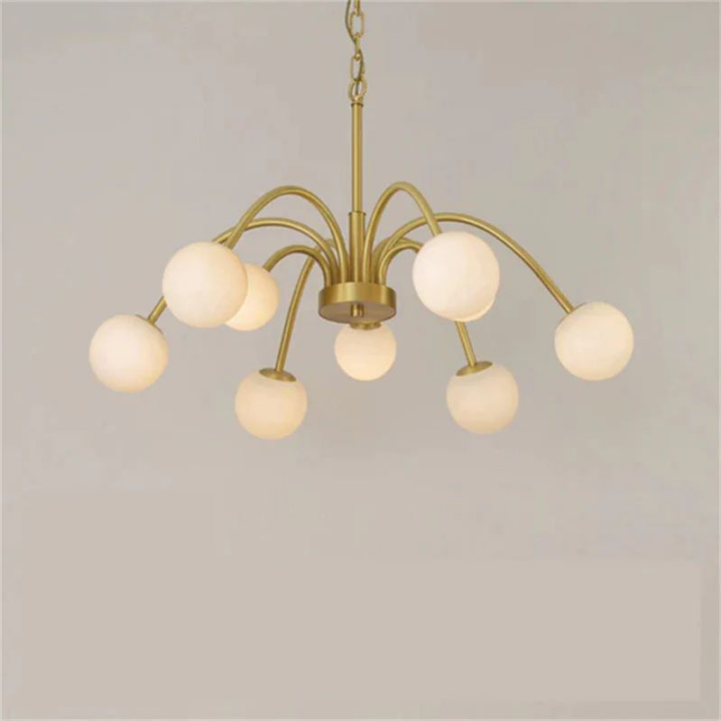 Alabaster Radial Chandelier 30'' 32'' 33'' 38''D